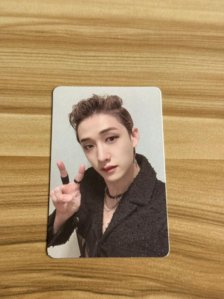 Stray Kids Bang Chan photo card Oddinary, Ophalen of Verzenden, Zo goed als nieuw, Foto of Kaart