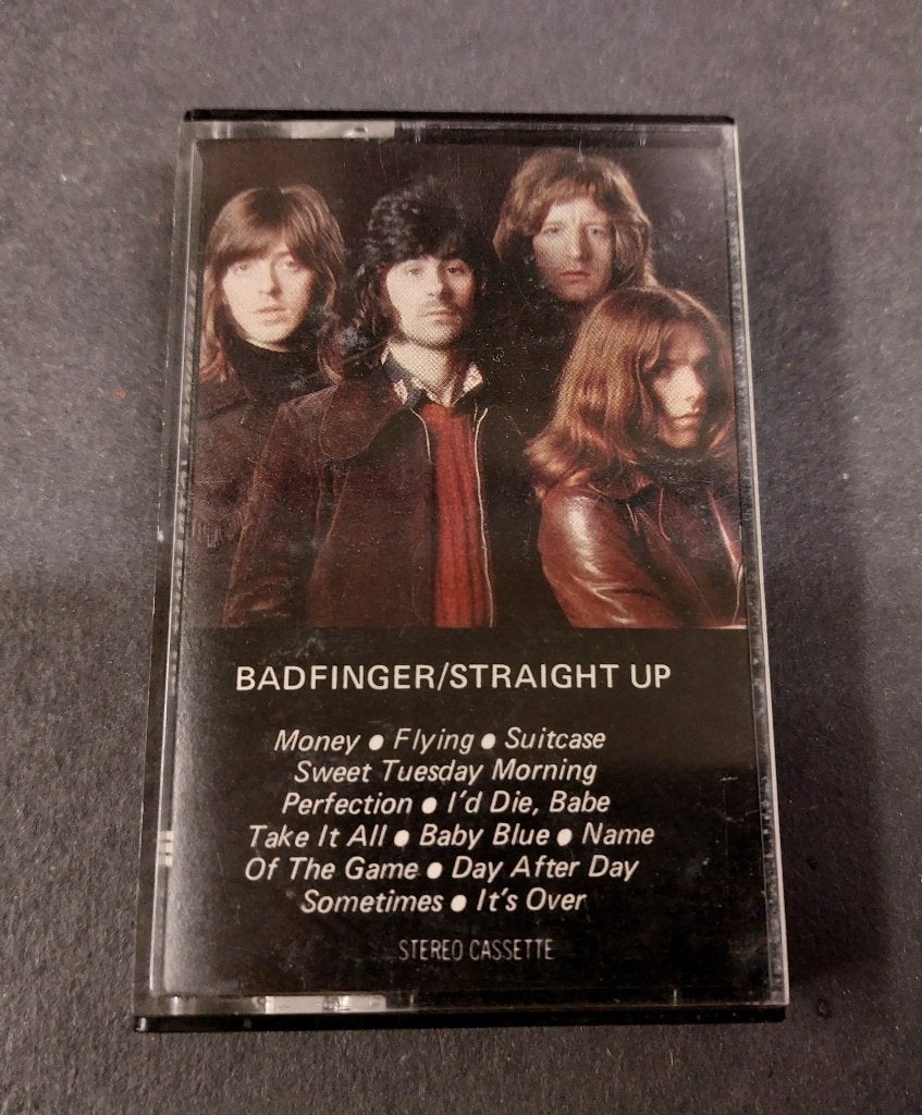 Badfinger CASSETTE Straight Up ORIGINEEL Apple Beatles USA, Cd's en Dvd's, Cassettebandjes, Gebruikt, Apple, Verzenden, 1 bandje
