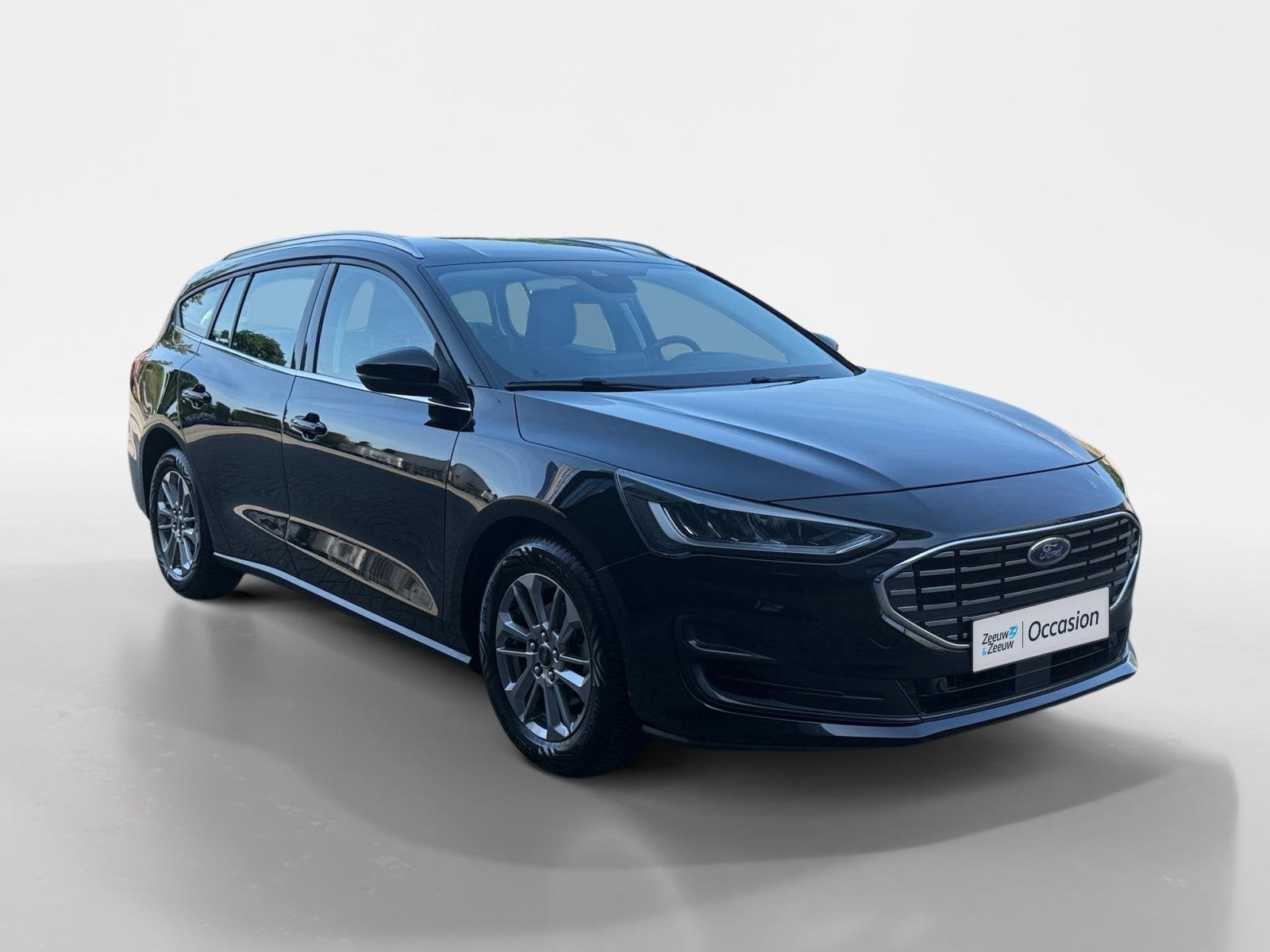 Ford Focus Wagon 1.0 EcoBoost Hybrid Titanium | 1e Eigenaar, Auto's, 12 maanden, Euro 6, Zwart, Origineel Nederlands
