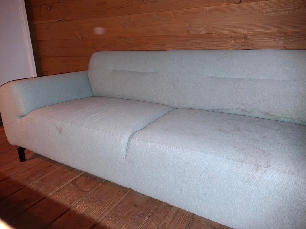 Bank groen, Ophalen, Gebruikt, Tweepersoons, 75 tot 100 cm