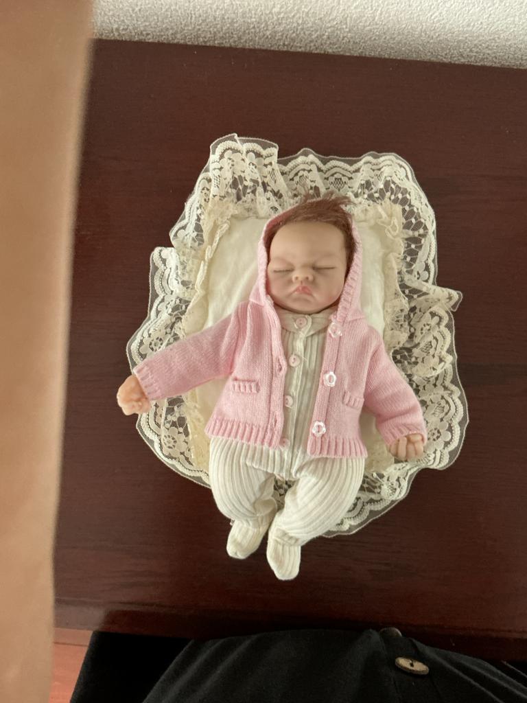 Mooi babypopje met certificaat, vinyl, Emmy, Ophalen, Zo goed als nieuw, Pop
