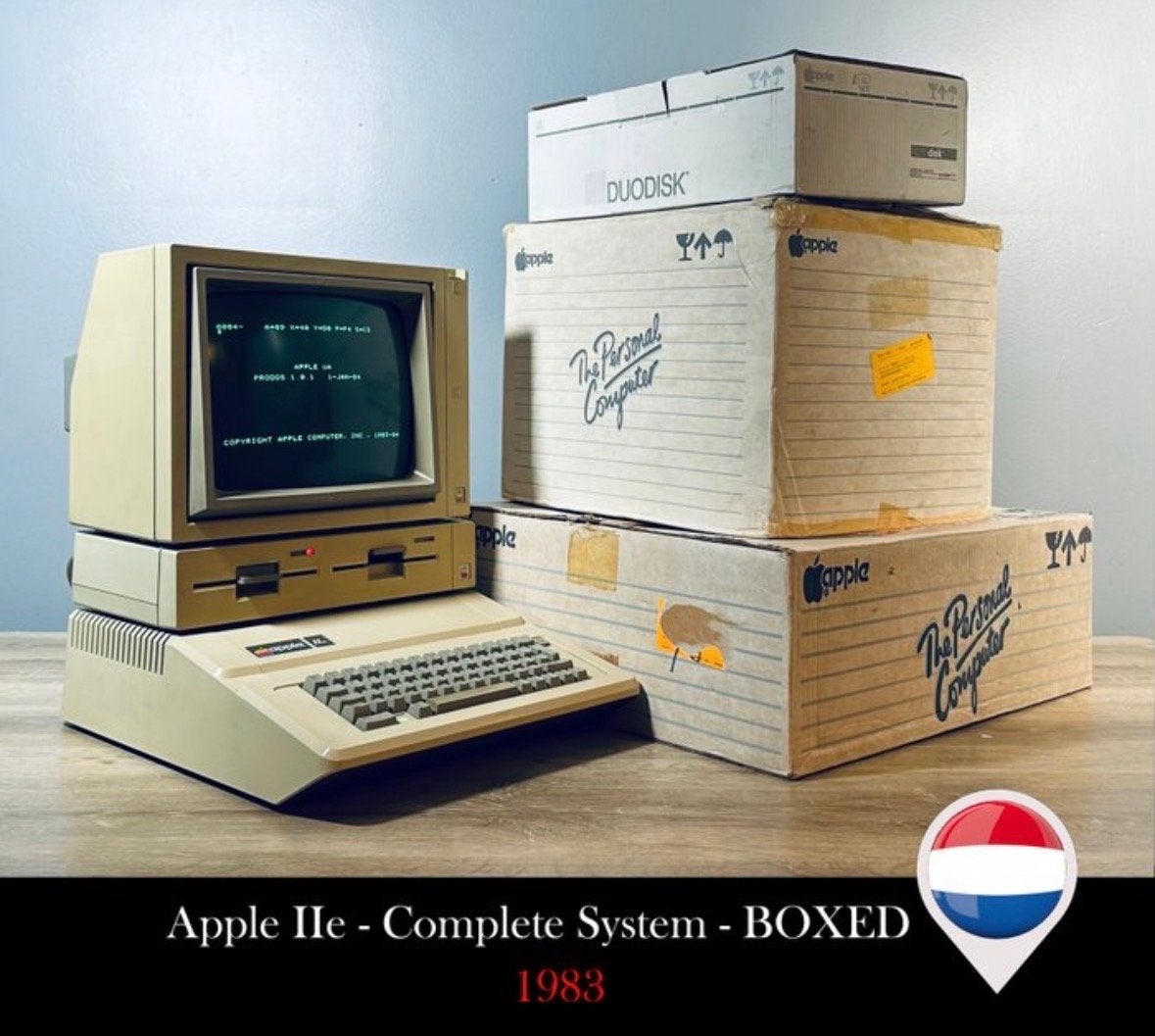 Apple IIe Compleet Systeem - BOXED - 1983, Ophalen