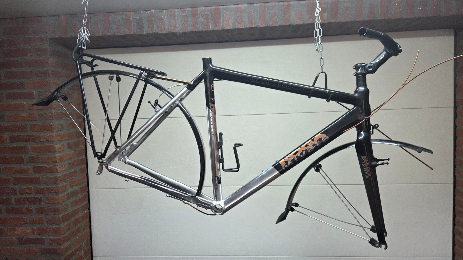 Koga aluminium frame met voorvork en stuur, maat 57, Fietsen en Brommers, Ophalen, Frame, Zo goed als nieuw, Aluminium