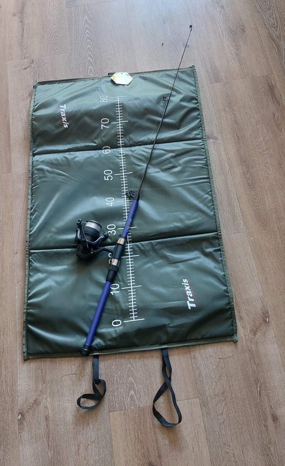 Vishengel Caperlan Ufish 240  en onthaaktmat, Watersport en Boten, Hengelsport | Algemeen, Ophalen of Verzenden, Nieuw, Werphengel