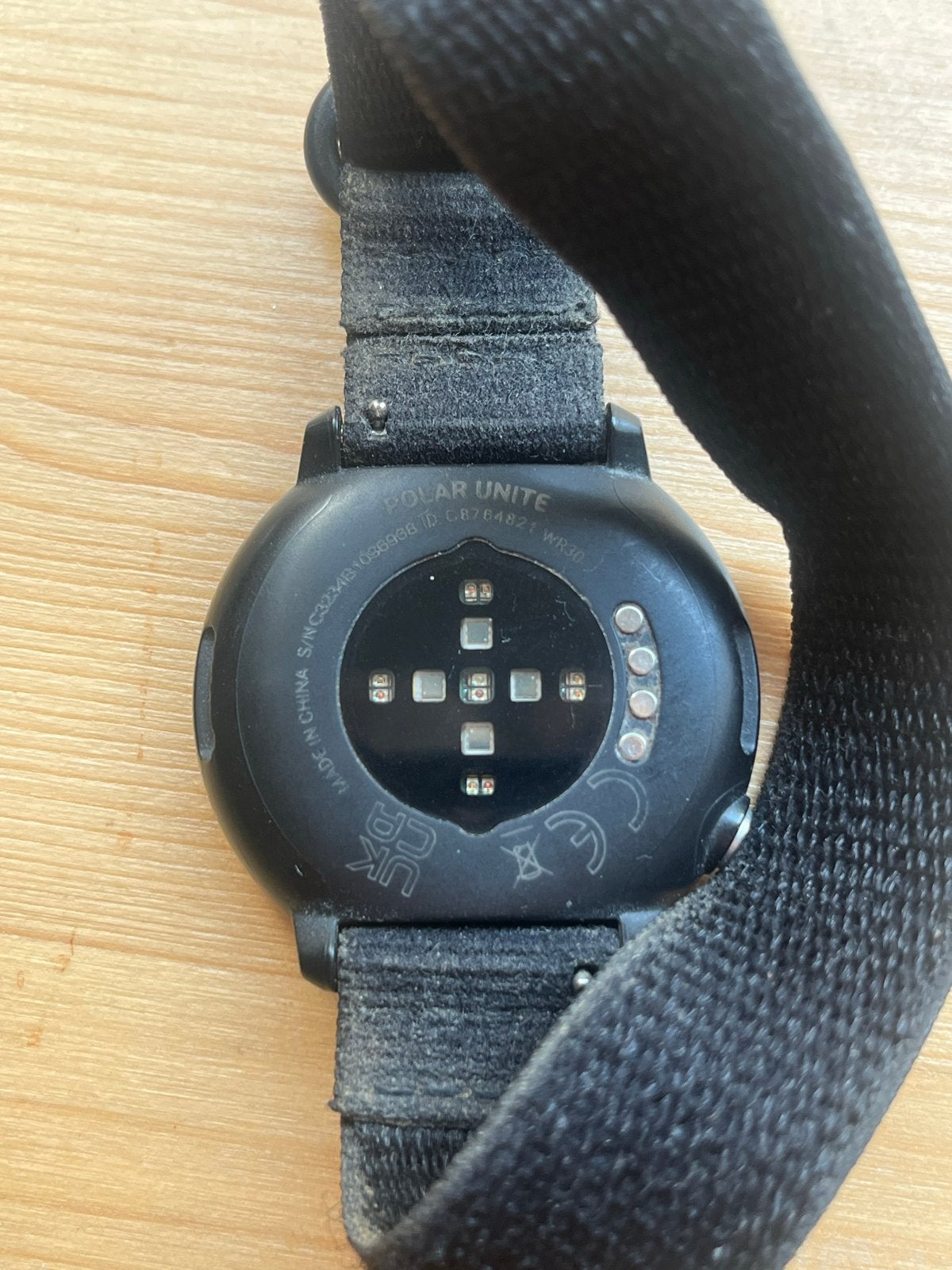 Polar Unite Fitnesshorloge - Zwart, Gebruikt, Hartslag, Zwart, Ophalen of Verzenden