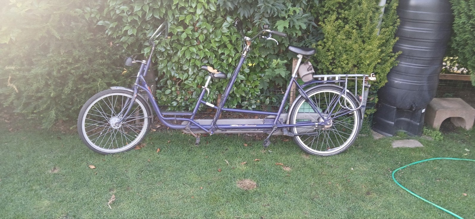 Ouder kind tandemfiets met bagagedrager, Ophalen, Minder dan 10 versnellingen, Gebruikt, Minder dan 49 cm