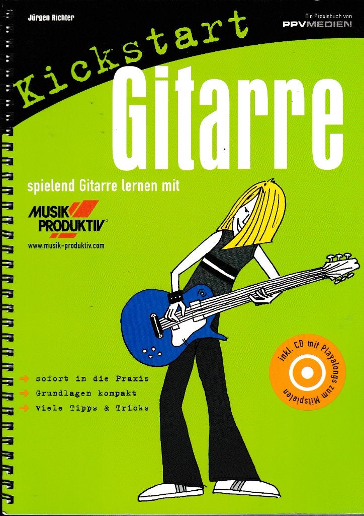 Kickstart Gitarre met CD nieuwstaat ( 6469 ), Ophalen of Verzenden, Zo goed als nieuw, Artiest of Componist, Gitaar