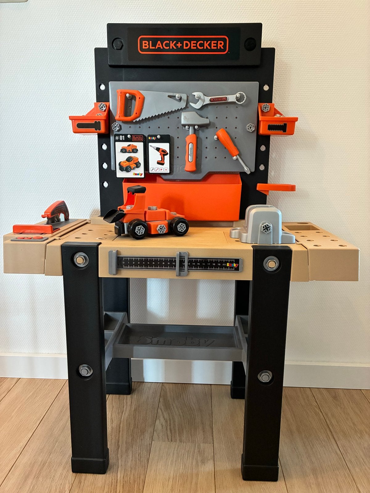 Black+Decker Werkbank comleet, Kinderen en Baby's, Speelgoed | Educatief en Creatief, Zo goed als nieuw, Knutselen, Ophalen of Verzenden