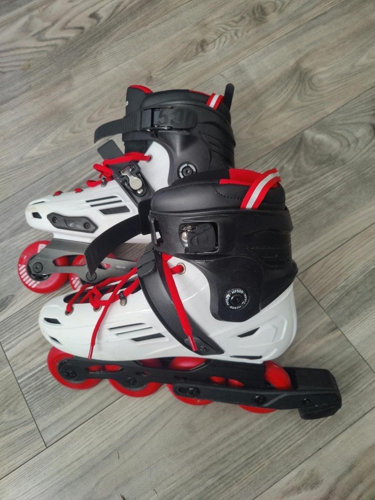 Oxelo MF500 Freeride Skates Decathlon – Maat 43, Ophalen, Zo goed als nieuw, Inline skates 4 wielen