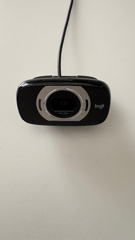 Logitech C615 Full HD 1080p webcam – autofocus USB, Computers en Software, Ophalen of Verzenden, Zo goed als nieuw, Monitorclip