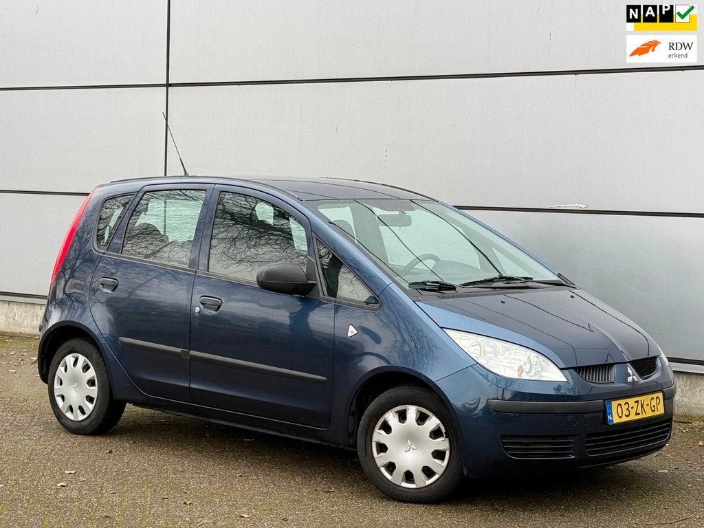 Mitsubishi Colt 1.1 Incharge Electr Ramen |Radio |Nap, Auto's, Mitsubishi, Voorwielaandrijving, Gebruikt, Blauw, Colt