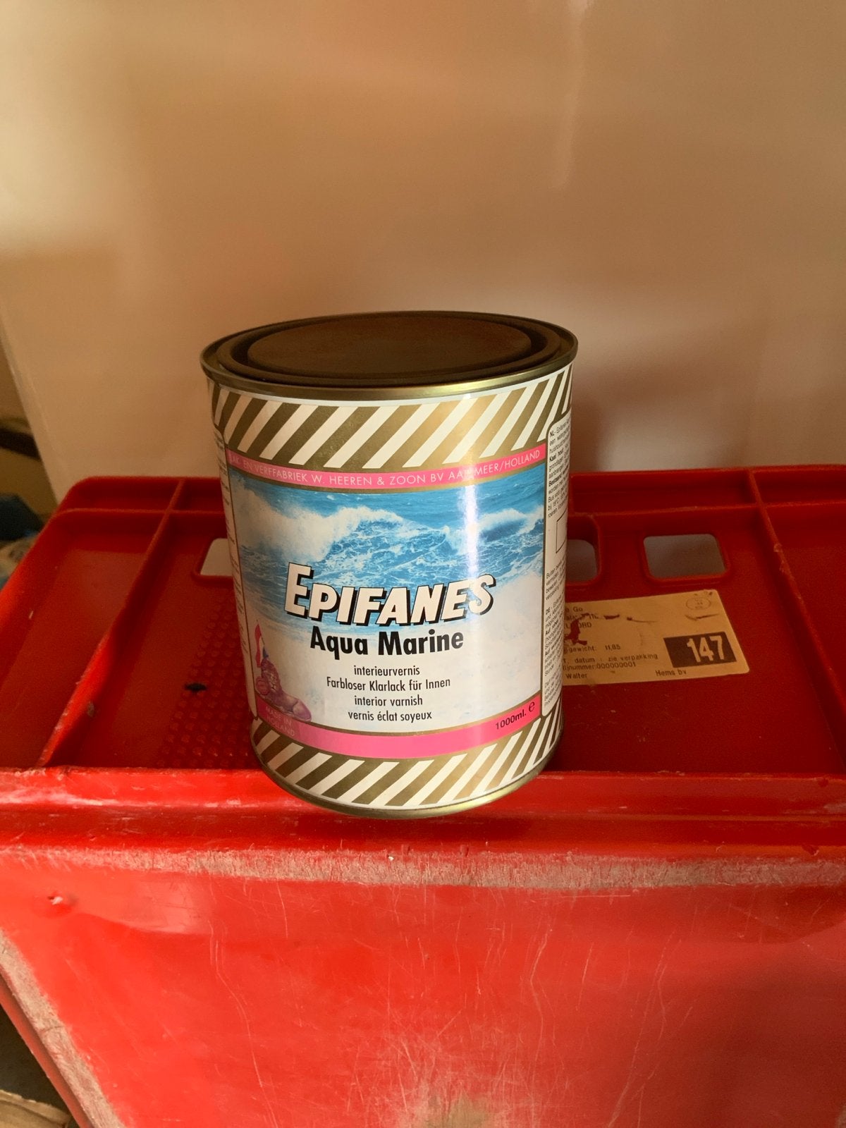 Epifanes Aqua Marine Interieurvernis 1000ml, Ophalen, Nieuw
