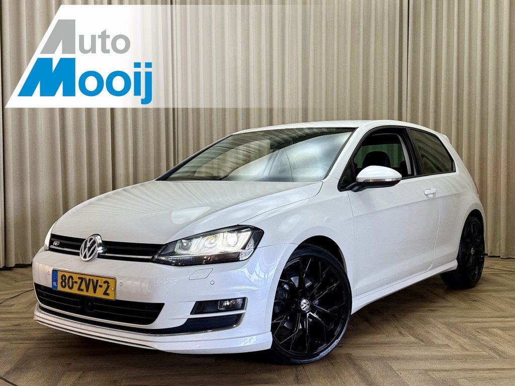 Volkswagen Golf 1.4 TSI ACT Highline R-Line / OrgNL! / Xenon, Auto's, Volkswagen, Gebruikt, 4 cilinders, Leder en Stof, Wit