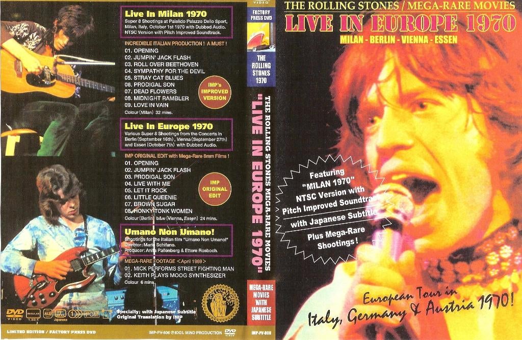 Rolling Stones live in Europe 1970, Alle leeftijden, Verzenden, Nieuw in verpakking