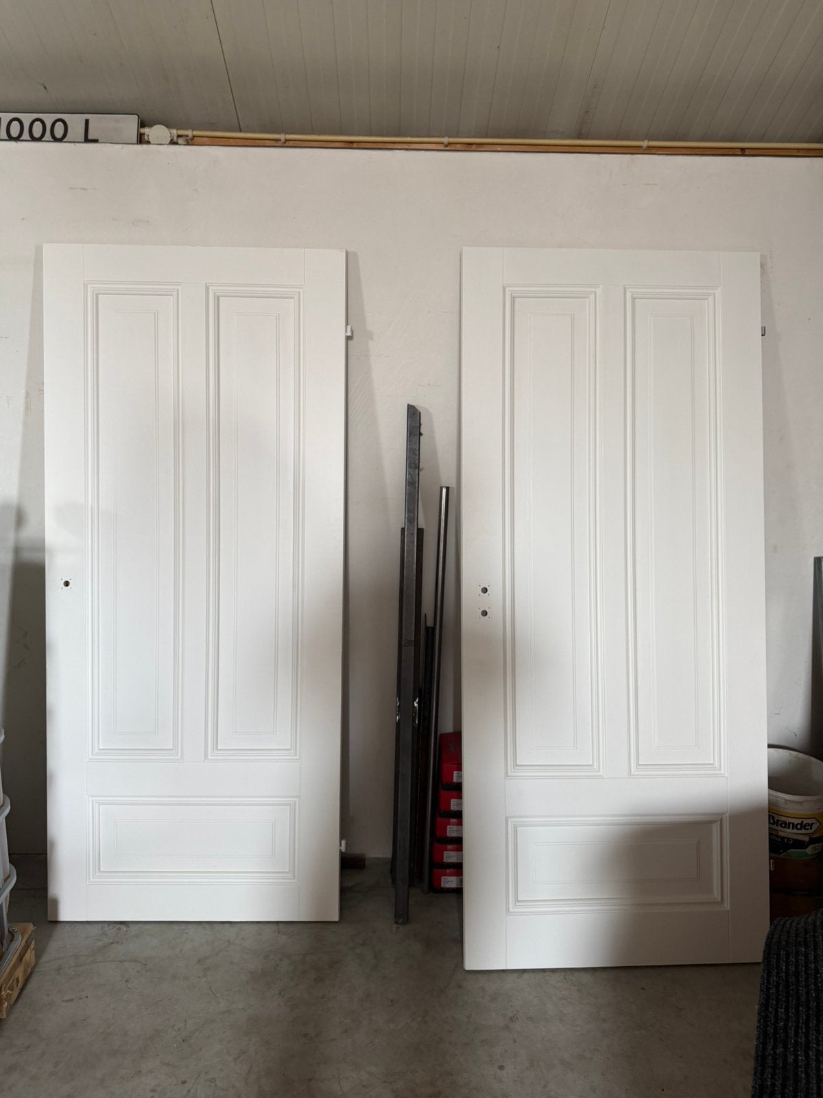 2x opdek paneeldeur massief rechts draaien 83x211.5, Doe-het-zelf en Verbouw, Deuren en Horren, Ophalen, 80 tot 100 cm, Binnendeur