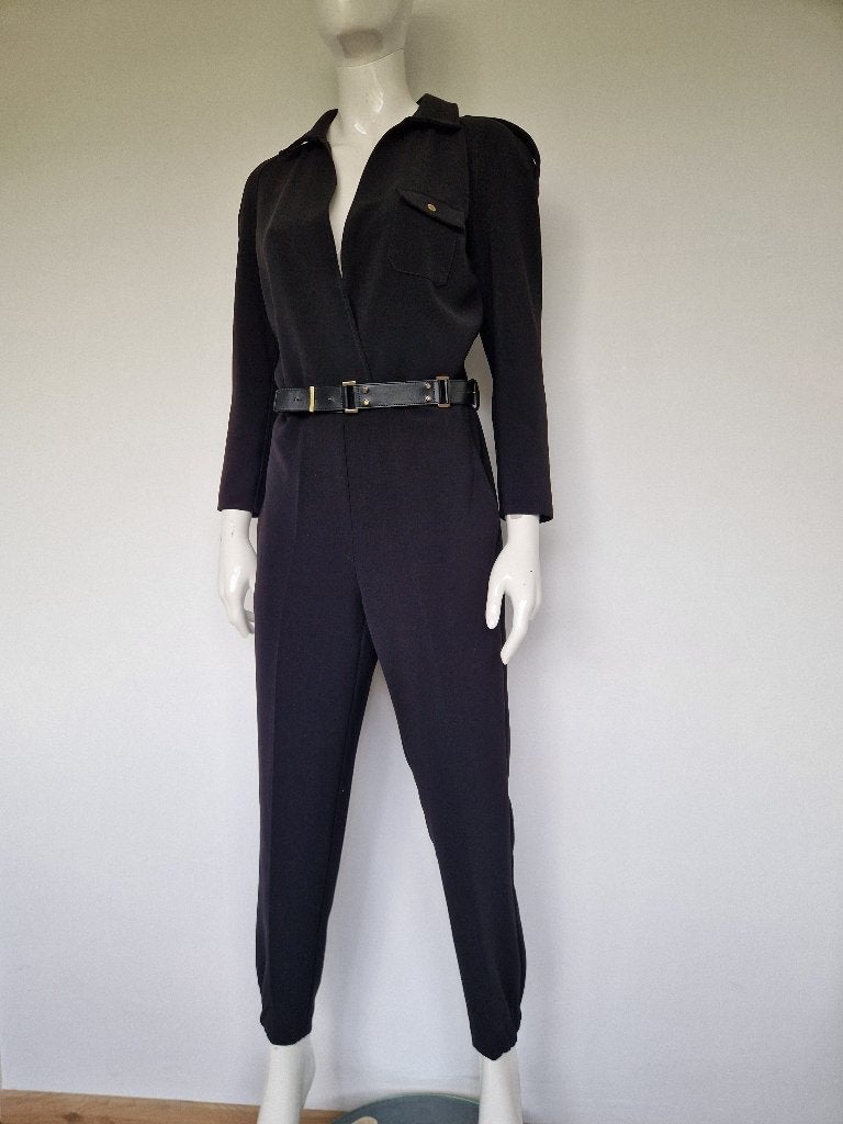 Elisabetta Franchi jumpsuit Tuta. IT maat 42. Zwart, Kleding | Dames, Elisabetta Franchi, Nijmegen, Zwart, Verhip-vintage.nl
