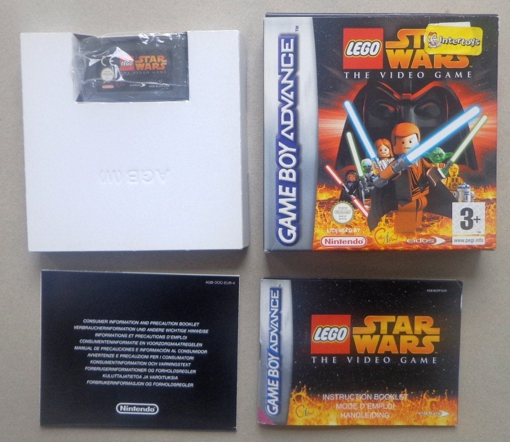 Lego Star Wars the Video Game voor Gameboy Advance Compleet, Spelcomputers en Games, Avontuur en Actie, Gebruikt, 1 speler, Ophalen of Verzenden