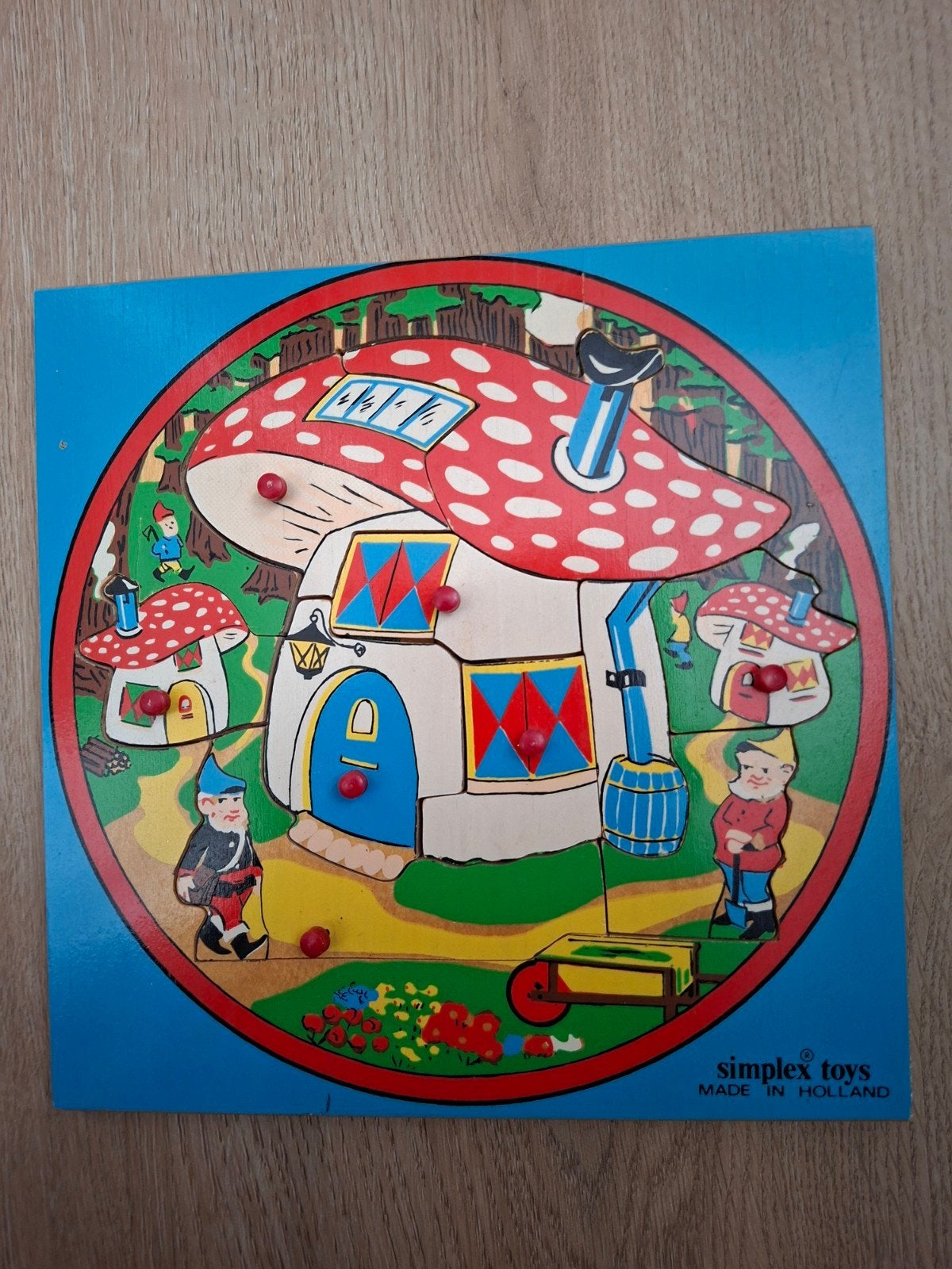 Simplex Toys (Made in Holland)
Type: Houten noppenpuzzel, Ophalen of Verzenden, 10 tot 50 stukjes