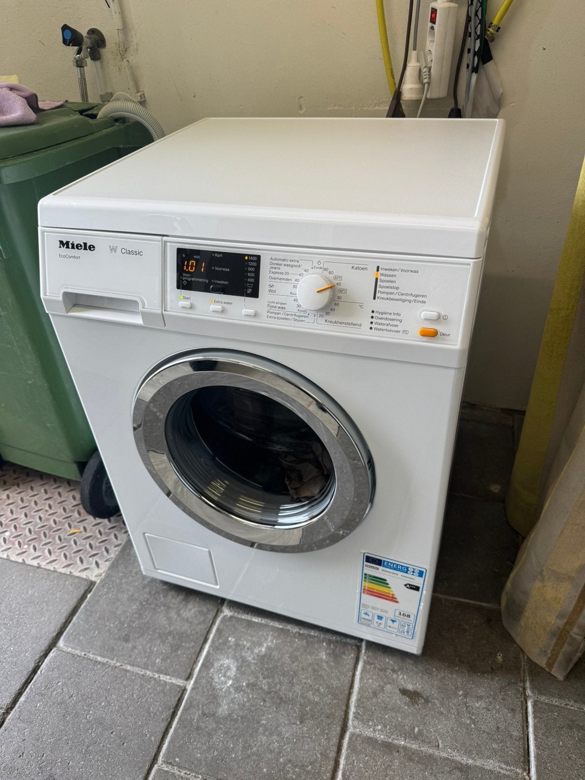 A+++ Wasmachine | MIELE W Classic | Schoon | Werkt Super, Ophalen, Gebruikt, Wit, 50 tot 100 cm