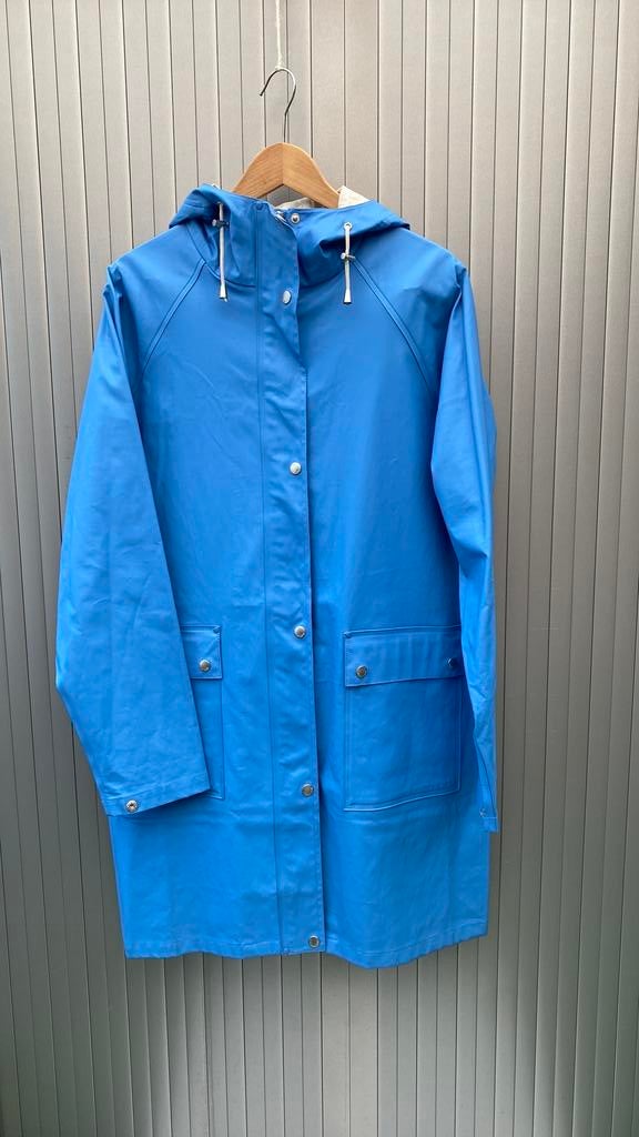 Ilse Jacobsen regenjas / raincoat 42 korenblauw, Kleding | Dames, Jassen | Zomer, Ophalen of Verzenden, Nieuw, Maat 42/44 (L)