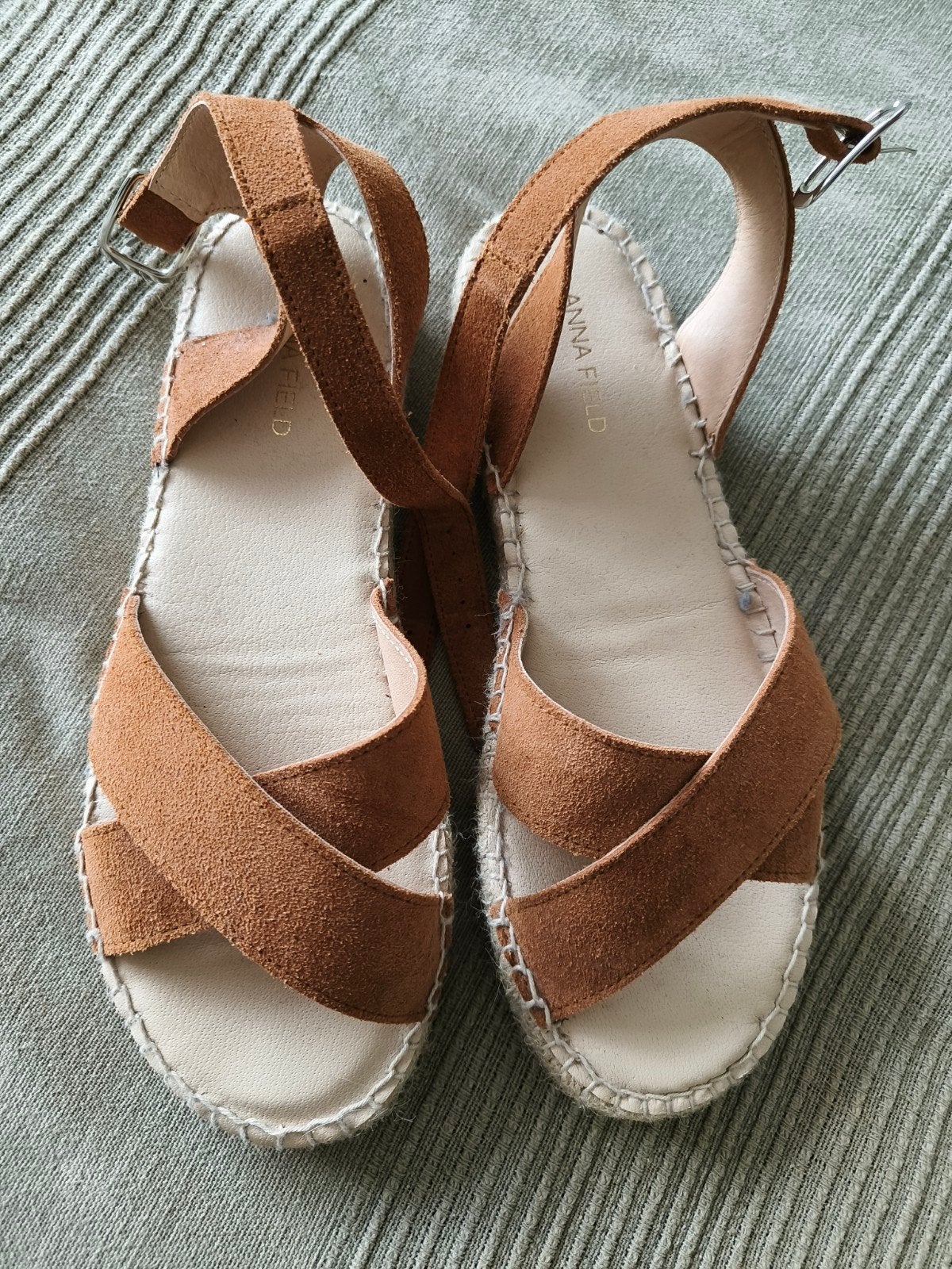 Mansfield sandalen maat 38, Bruin, Gedragen, Mansfield, Sandalen of Muiltjes