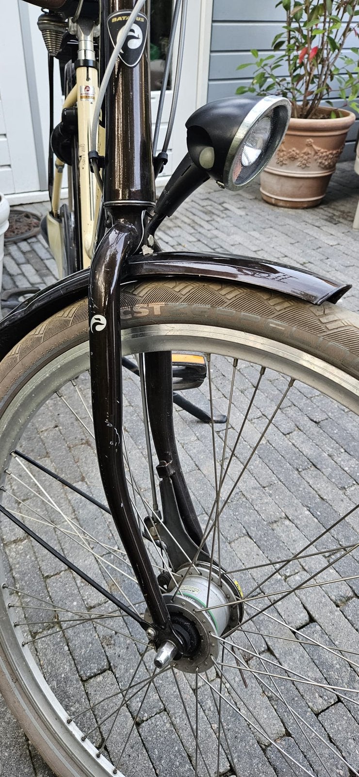 Foto 4 van Stoere stevige batavus damesfiets