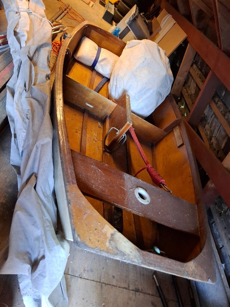 Houten Optimist Zeilbootje, Gebruikt, Minder dan 15 m², Overige typen, Ophalen