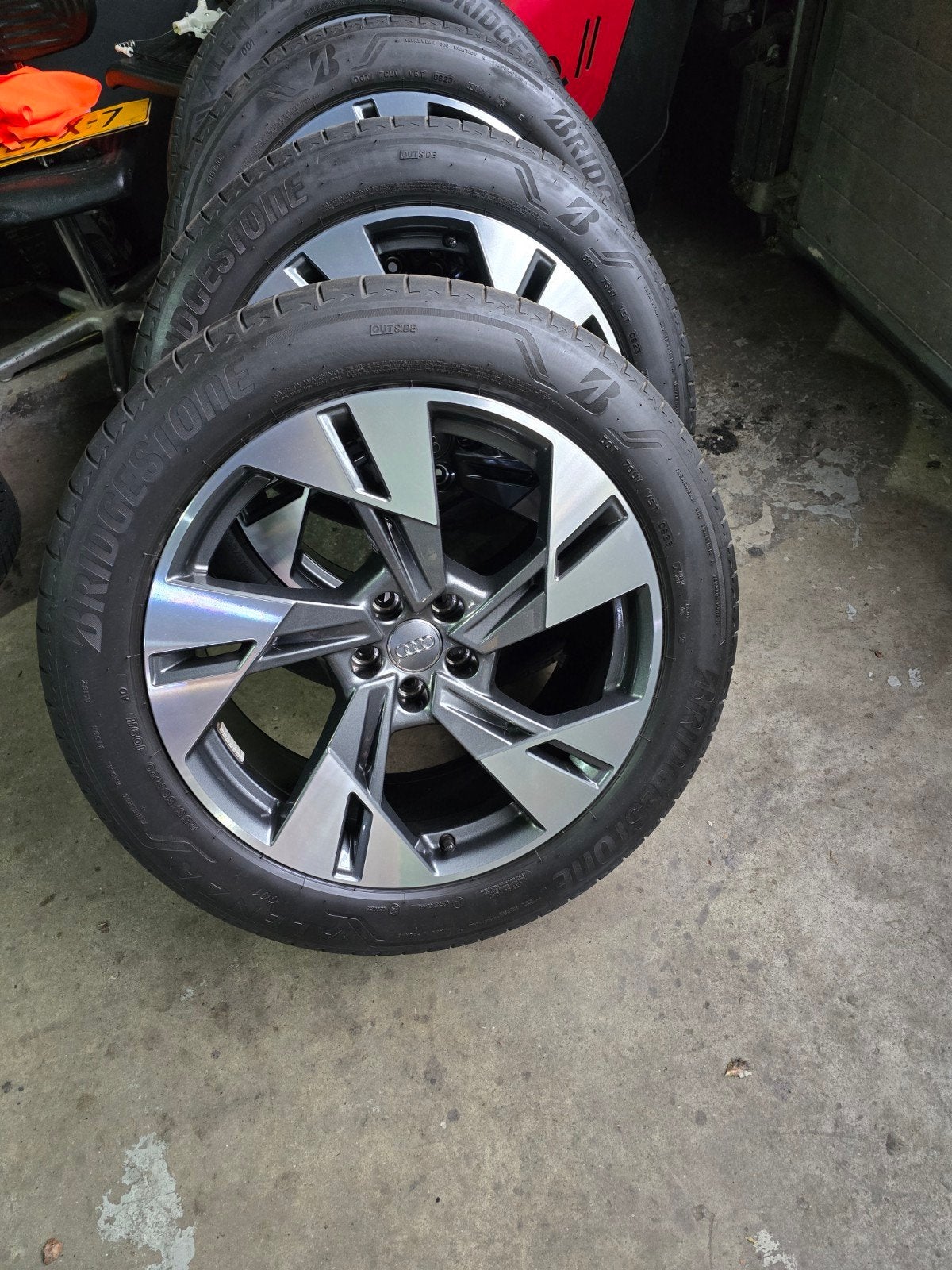 Audi Etron 20 inch velgen met zomerbanden, Gebruikt, Banden en Velgen, Ophalen of Verzenden, Personenwagen