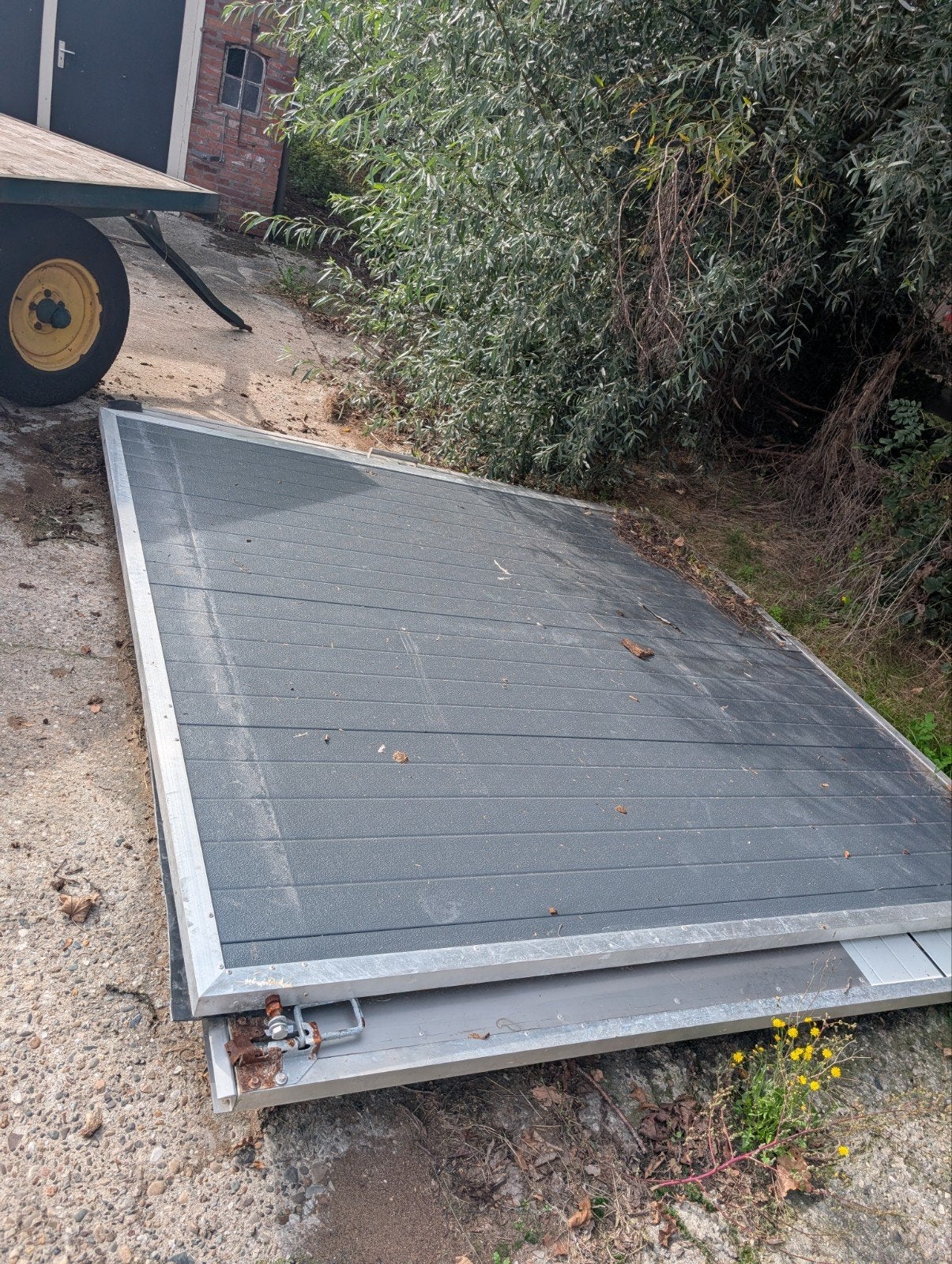 2 Grote Schuifdeuren - Ideaal voor Garage of Schuur, Ophalen, Garagedeur, Schuifdeur, Kunststof
