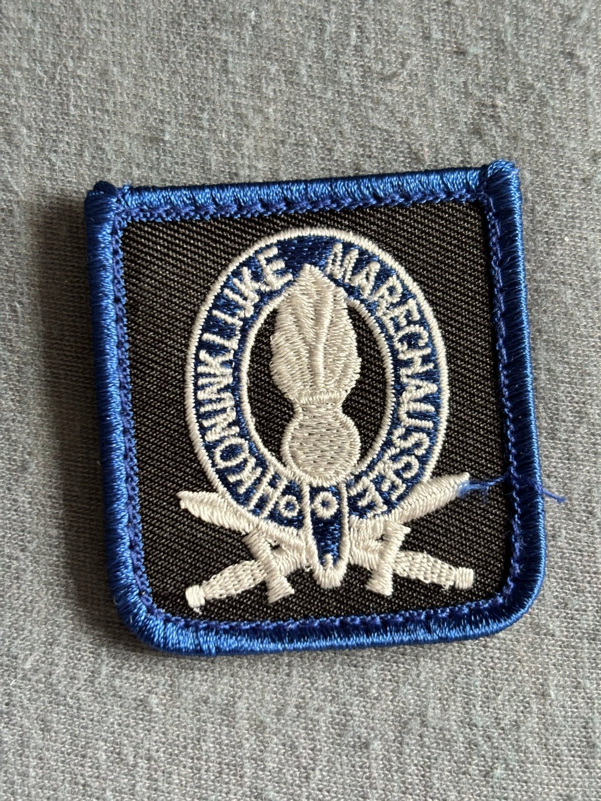 5x5 borst embleem kmar, Verzenden, Marechaussee, Nederland, Embleem of Badge