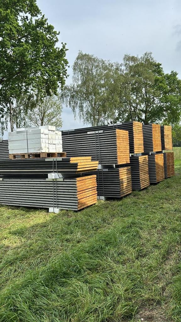 Sandwichpanelen voor dak en wand - Diverse afmetingen, Ophalen, Gebruikt, Overige materialen, 50 tot 100 mm