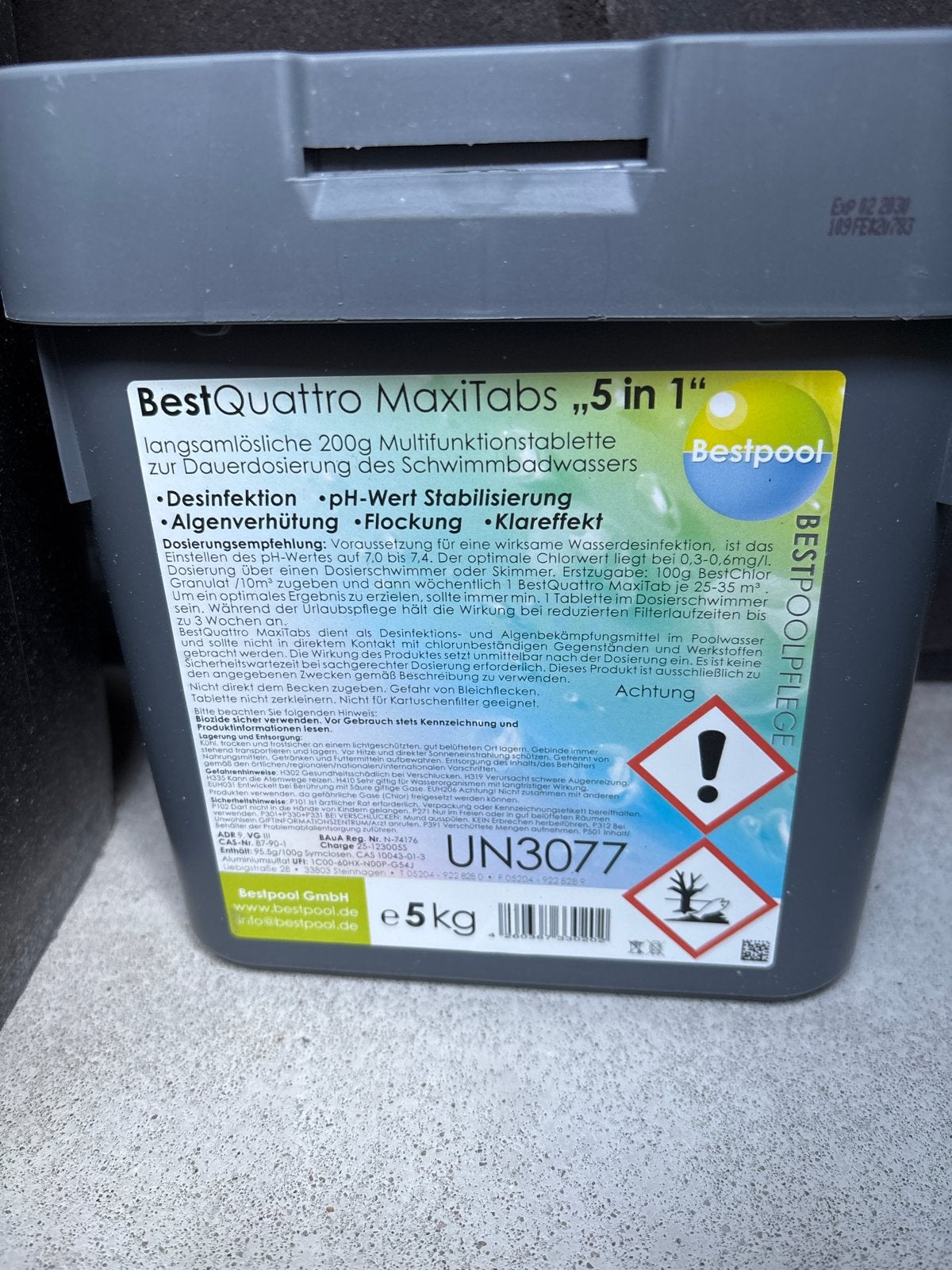 Chloortabletten  5-in-1 Multifunctionele tabletten, Ophalen of Verzenden, Nieuw, Minder dan 200 cm, Minder dan 80 cm