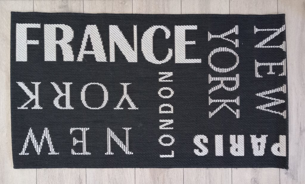 Vloerkleed / deurmat Paco Home 60 x 110 cm, Huis en Inrichting, Stoffering | Tapijten en Kleden, 100 tot 150 cm, Nieuw, Rechthoekig