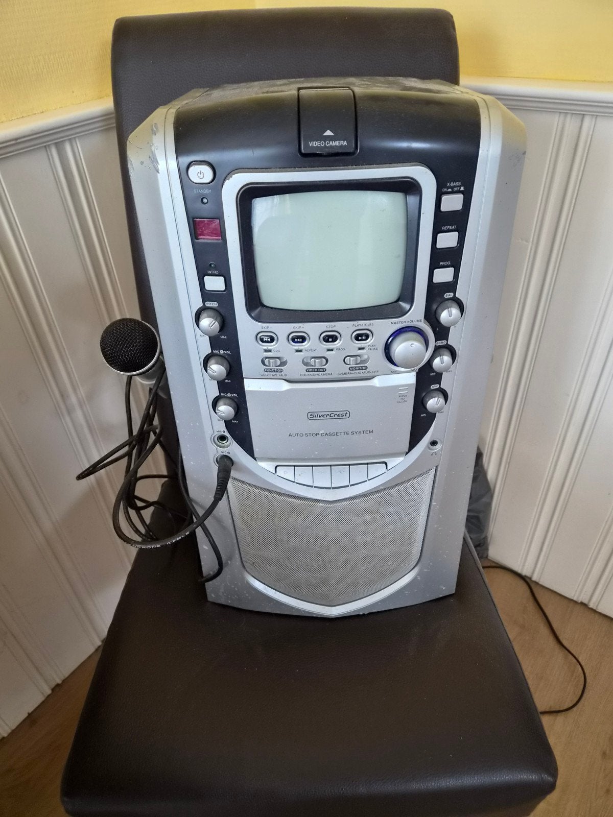 SilverCrest Karaoke Systeem met Monitor en Microfoon, Audio, Tv en Foto, Karaoke-apparatuur, Ophalen