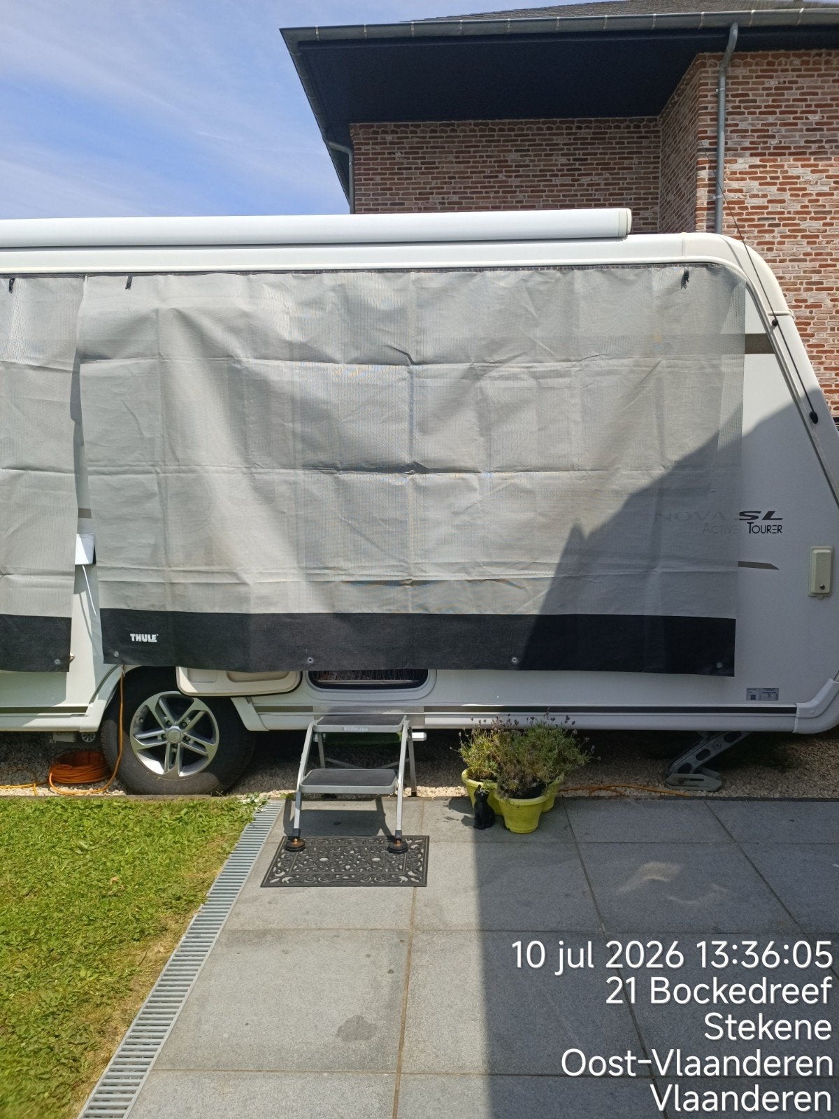 Thule sol front 2.80 breed, Caravans en Kamperen, Camper-accessoires, Ophalen of Verzenden
