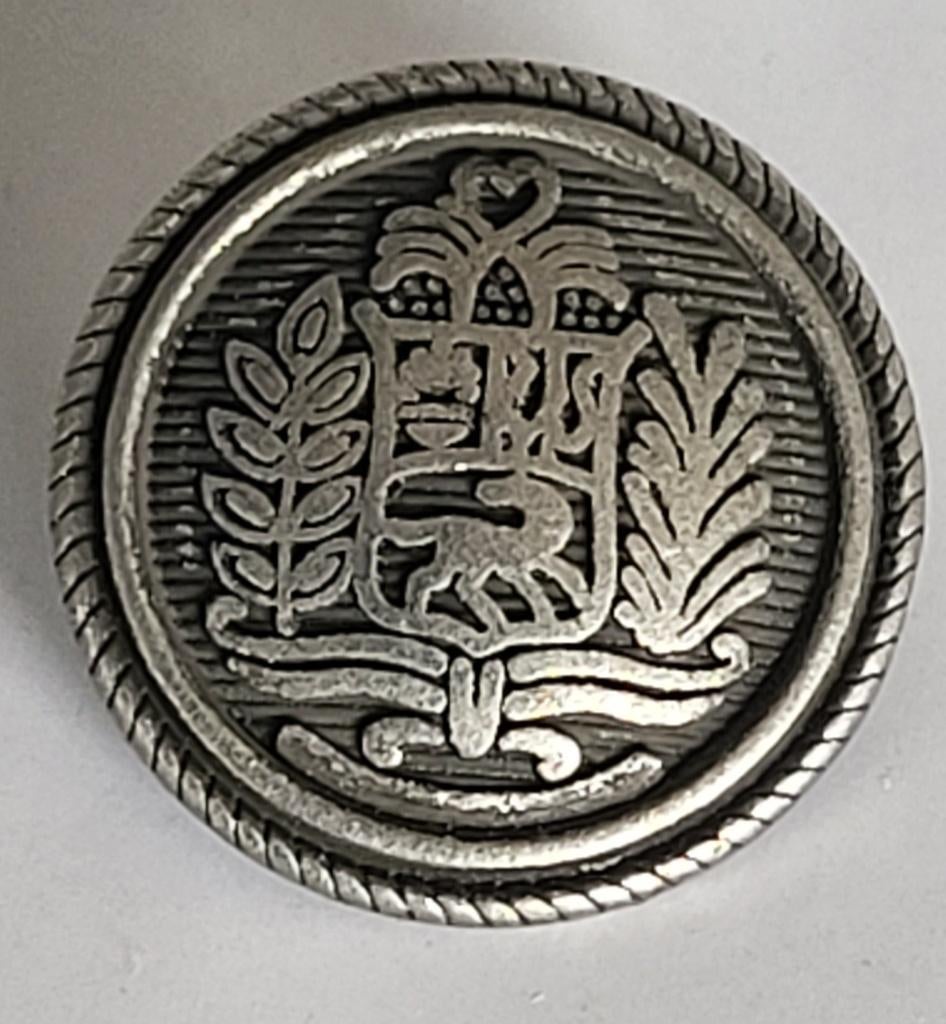 Oude militaria knoop, Verzamelen, Militaria | Algemeen, Ophalen, Landmacht, Nederland, Kleding of Schoenen