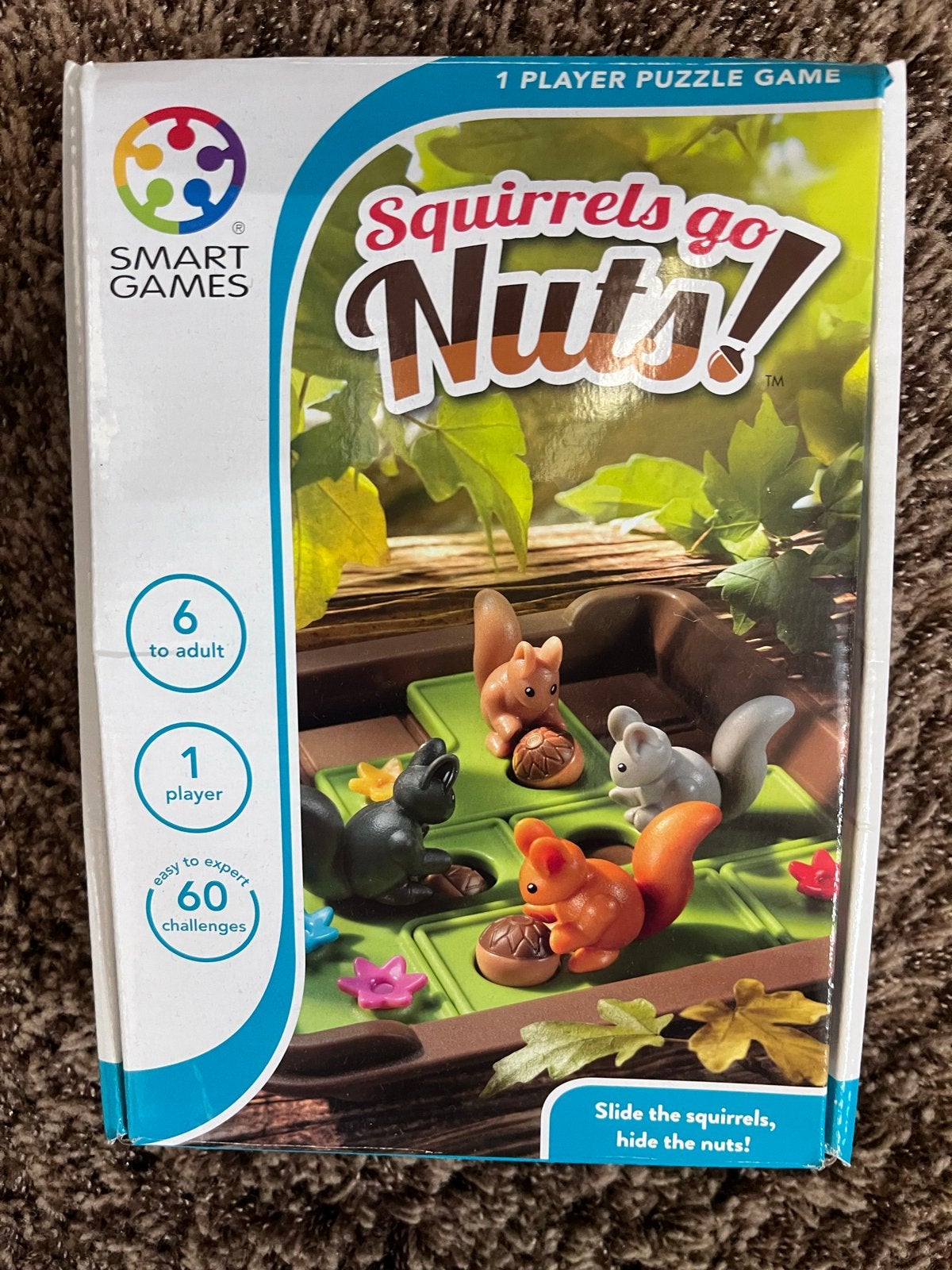 Smart Games Squirrels Go Nuts! Logica Puzzelspel, Een of twee spelers, Ophalen of Verzenden, Zo goed als nieuw