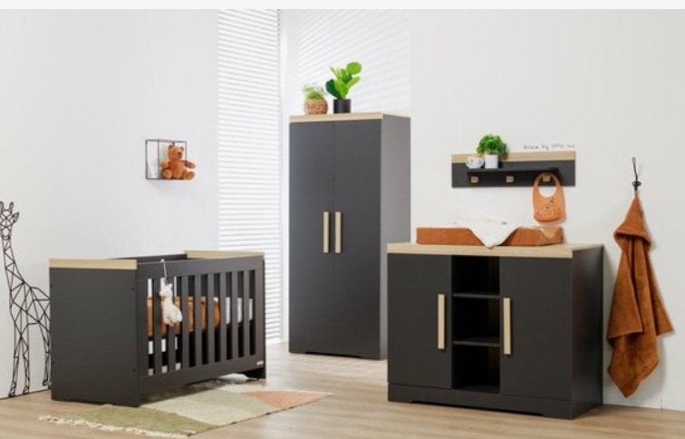Complete babykamer interbaby stone, Ophalen, Zo goed als nieuw, Jongetje of Meisje