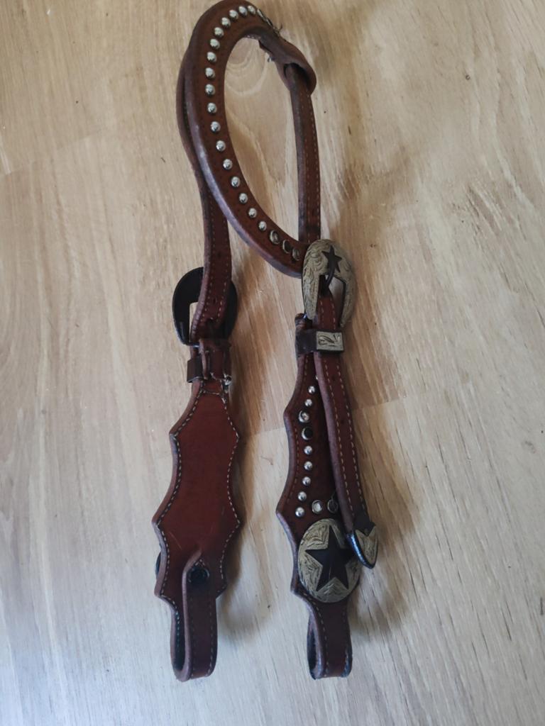 One Ear Western Hoofdstel Pony, Dieren en Toebehoren, Ophalen of Verzenden, Gebruikt, Western