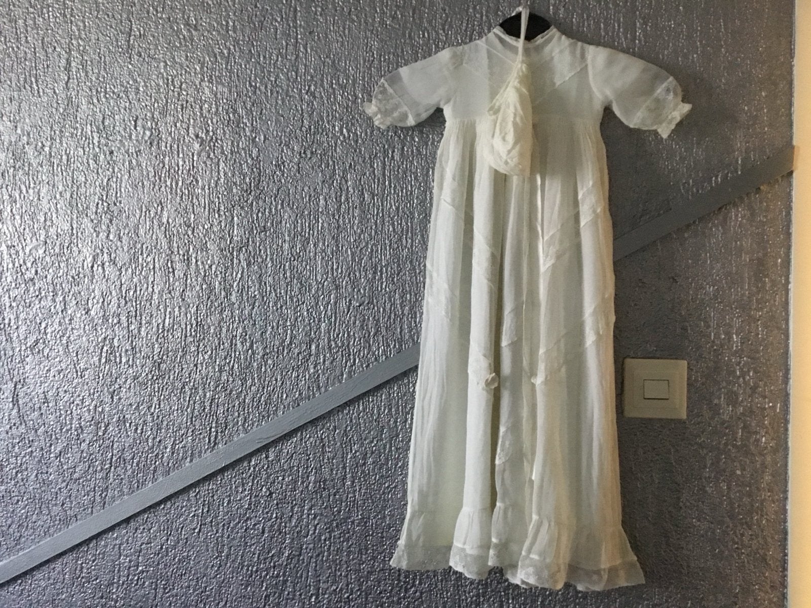 Prachtige vintage doopjurk met mutsje, Ophalen of Verzenden