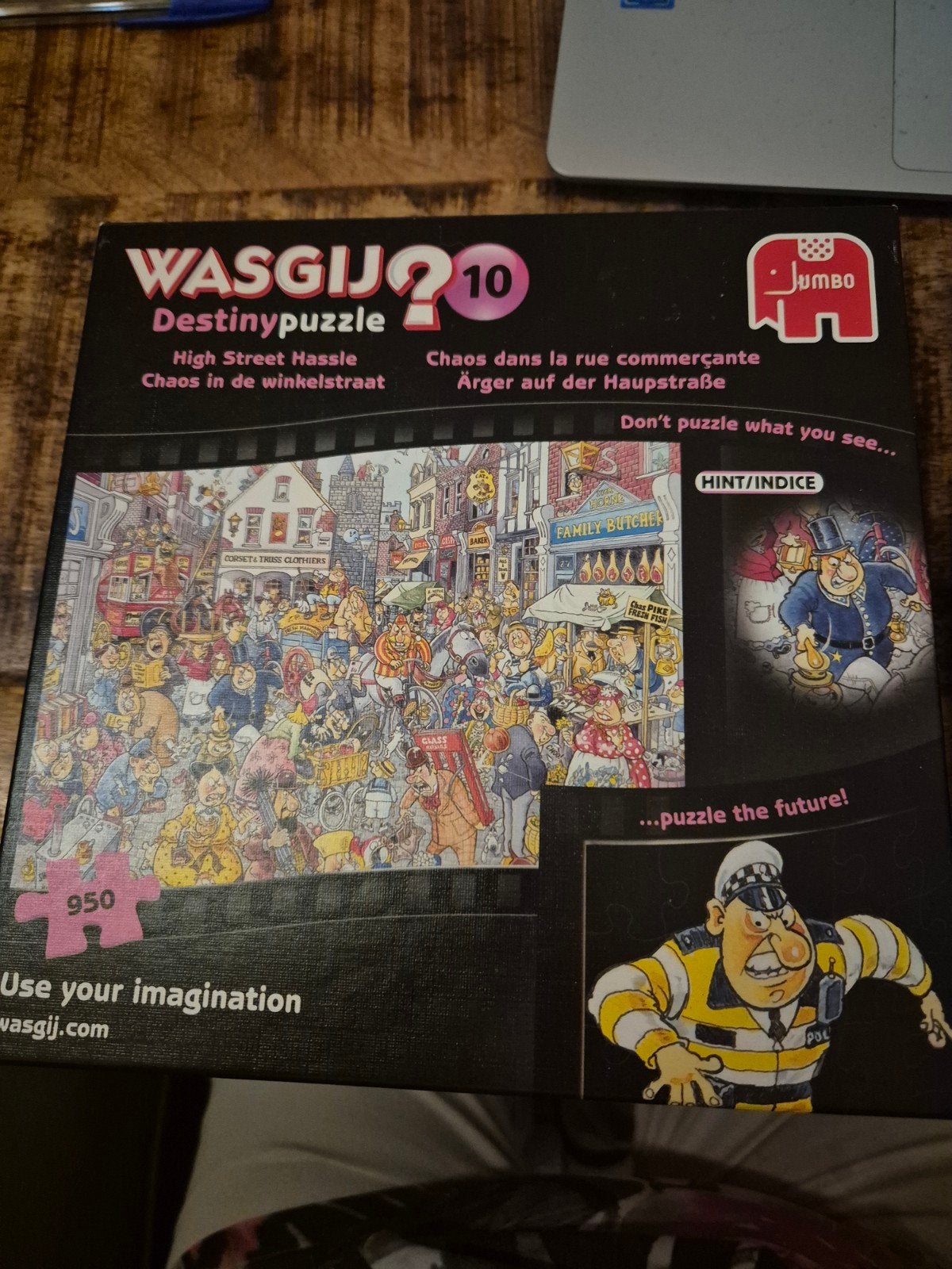 wasgij destiny 10. high street hassle, Ophalen, 500 t/m 1500 stukjes, Zo goed als nieuw