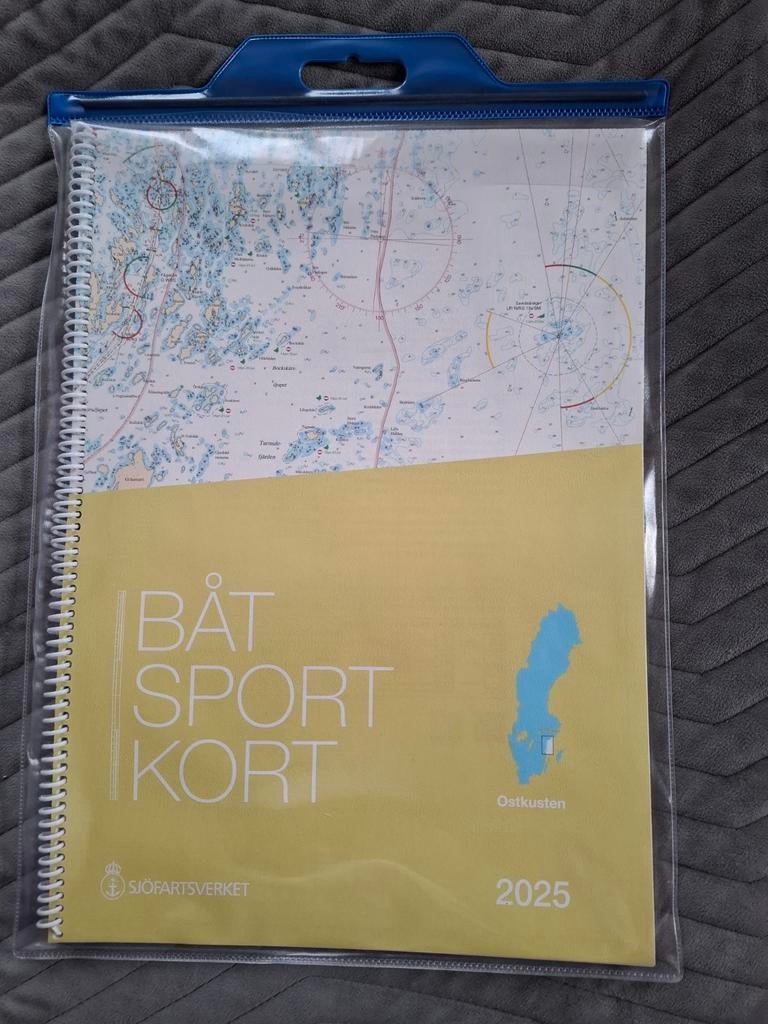 waterkaart Oostkust Zweden (2025), Watersport en Boten, Ophalen of Verzenden, Zo goed als nieuw, Overige typen