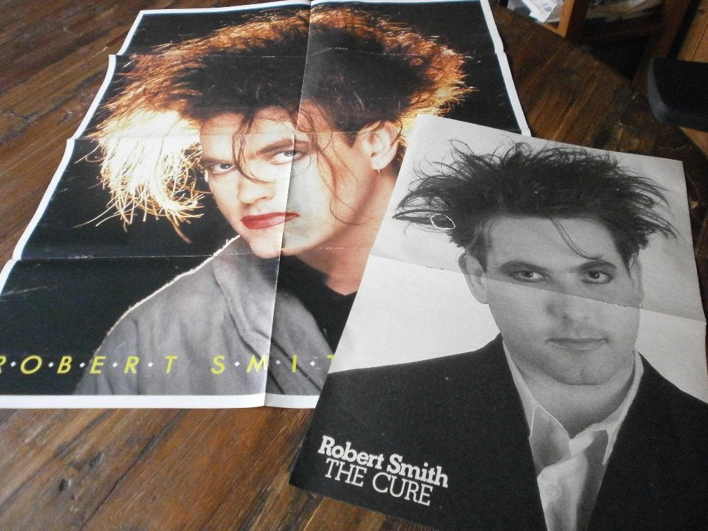 xl en a3 poster Robert Smith  The Cure, Verzenden, Zo goed als nieuw, A1 t/m A3, Muziek
