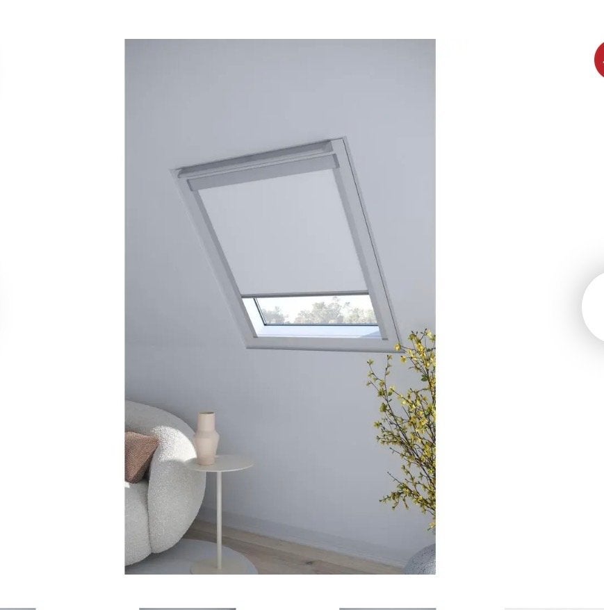 Dakraam rolgordijn wit voor Velux, Fakro, Rooflite SK06, Ophalen of Verzenden, Nieuw, Wit