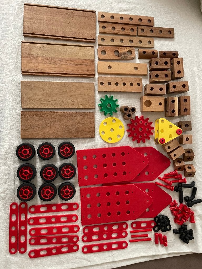 Ikea houten bouwset Bygga constructiespeelgoed, Ophalen of Verzenden, Gebruikt, Overige merken