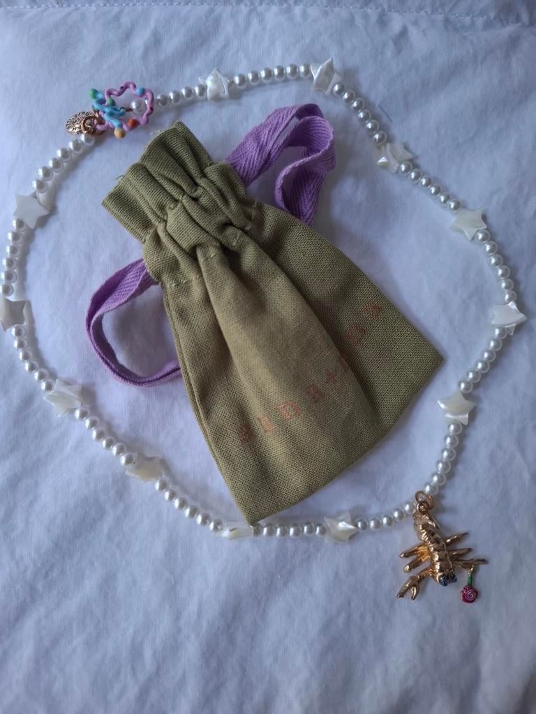 Anna Ninna, Sieraden, Tassen en Uiterlijk, Ophalen of Verzenden, Nieuw, Wit, Overige materialen