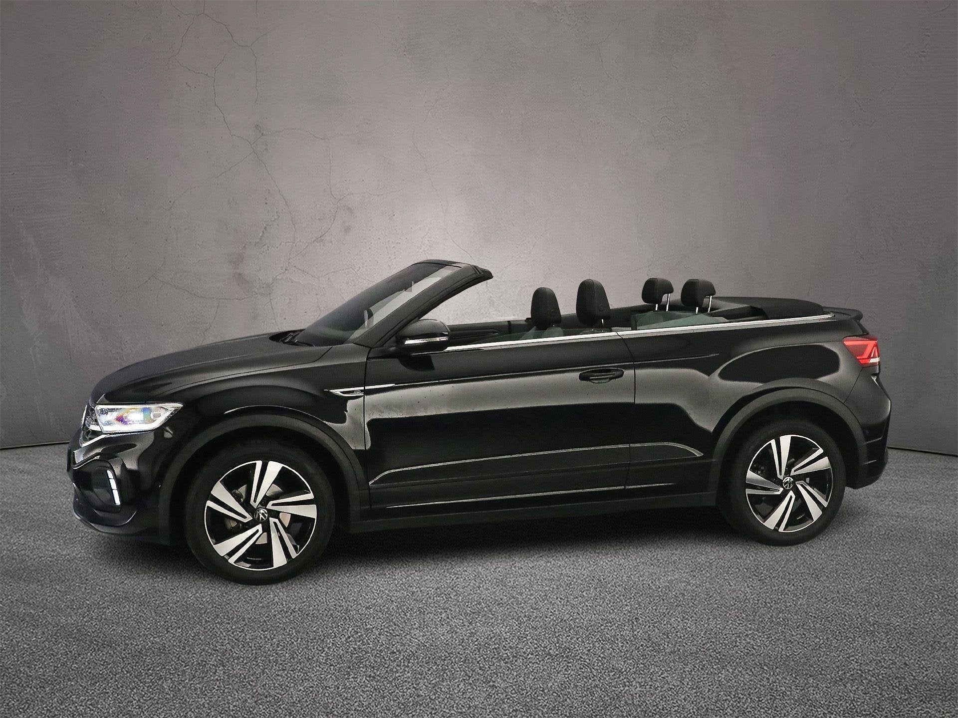 Volkswagen T-Roc R-Line 1.5 TSI 150pk DSG Automaat Adaptive, Auto's, Volkswagen, 4 stoelen, Zwart, Bedrijf, Geïmporteerd