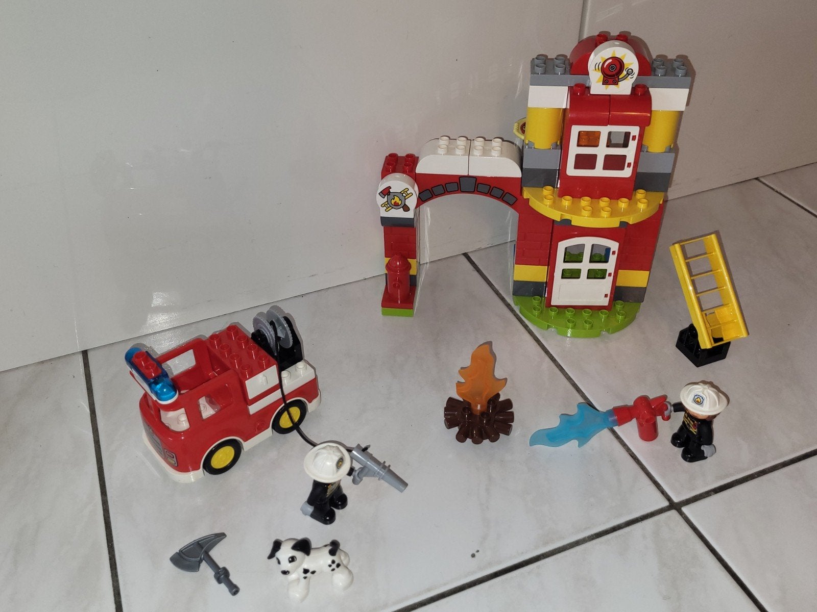 Duplo brandweer kazerne, Gebruikt, Ophalen of Verzenden, Duplo, Duplo