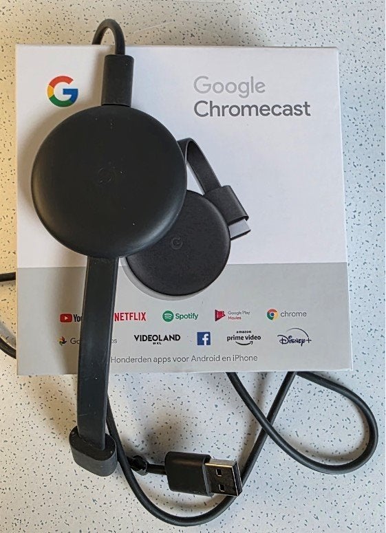 Google Chromecast TV streamer met Wi-Fi HDMI USB, Ophalen, Zo goed als nieuw, HDMI