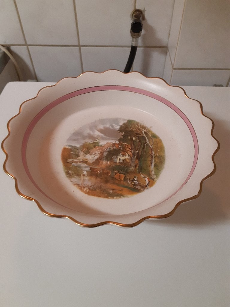 Vintage Flora Gouda "Royal" serveerschaal, Ophalen of Verzenden